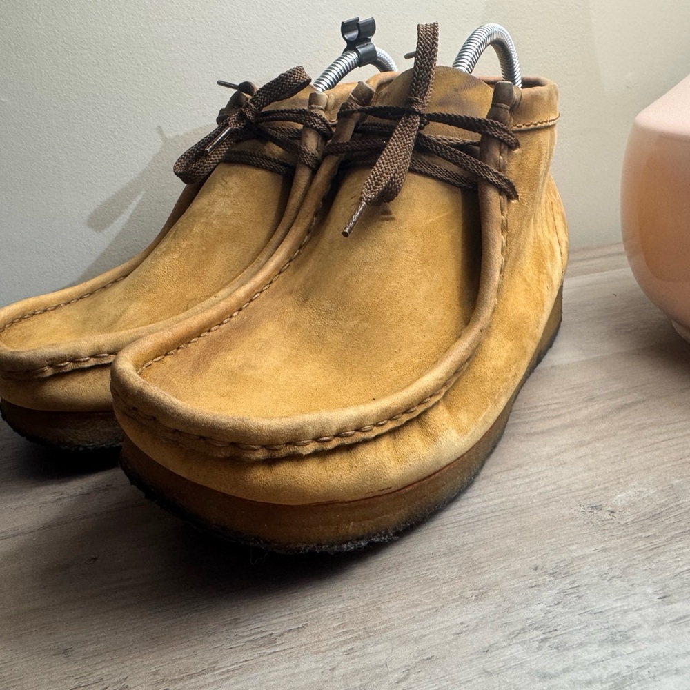 Clarks Men's Chukka Boots Suede Leather, Brown, Size 9.5 - Picture 3 of 9